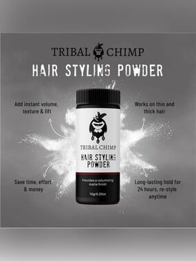 Tribal Chimp Hair Styling Powder Matte Volume